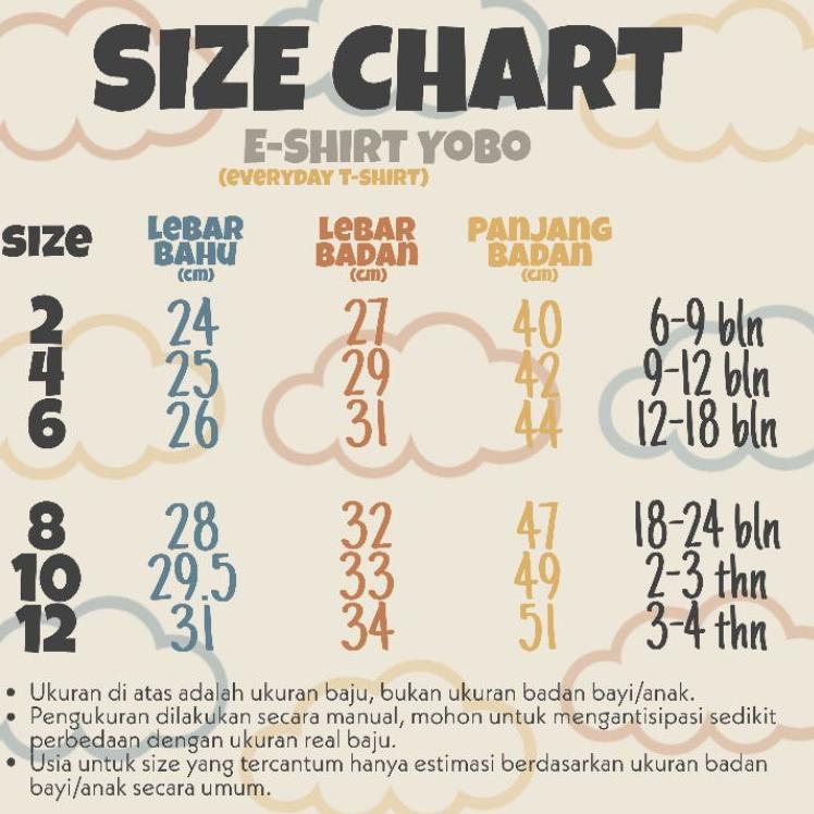 SALEE.. E-SHIRT (EVERYDAY T-SHIRT) YOBO BY BABYU | BAJU KAOS SANTAI BAYI & ANAK (SIZE KECIL)