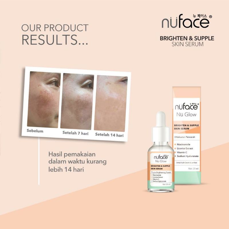 Nuface Nu Glow Brighten&amp;Supple Skin Serum