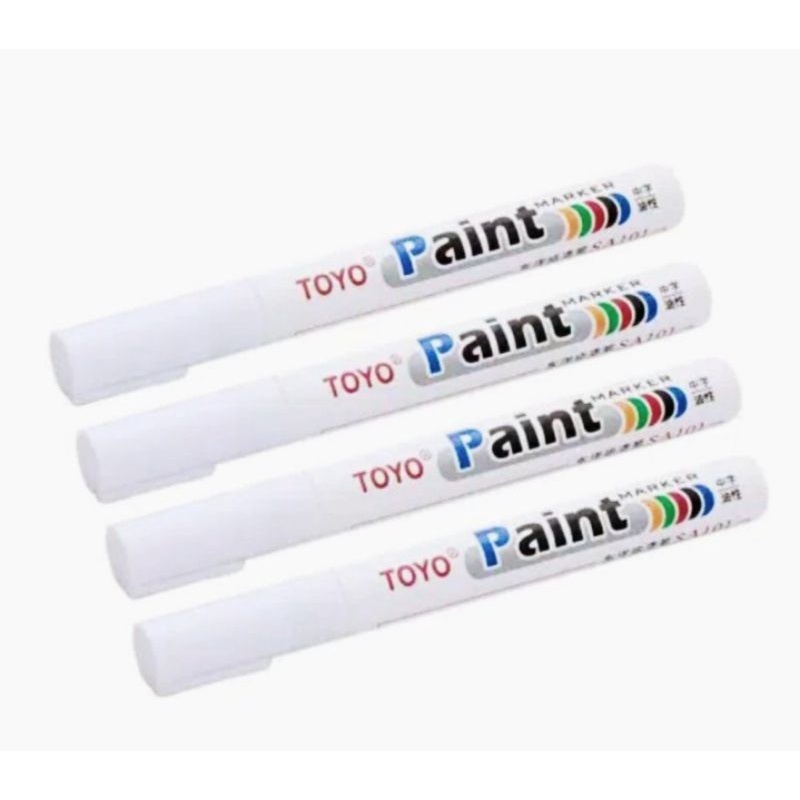 Spidol Ban TOYO / Paint Marker Toyo (Kualitas Terbaik) WARNA PUTIH