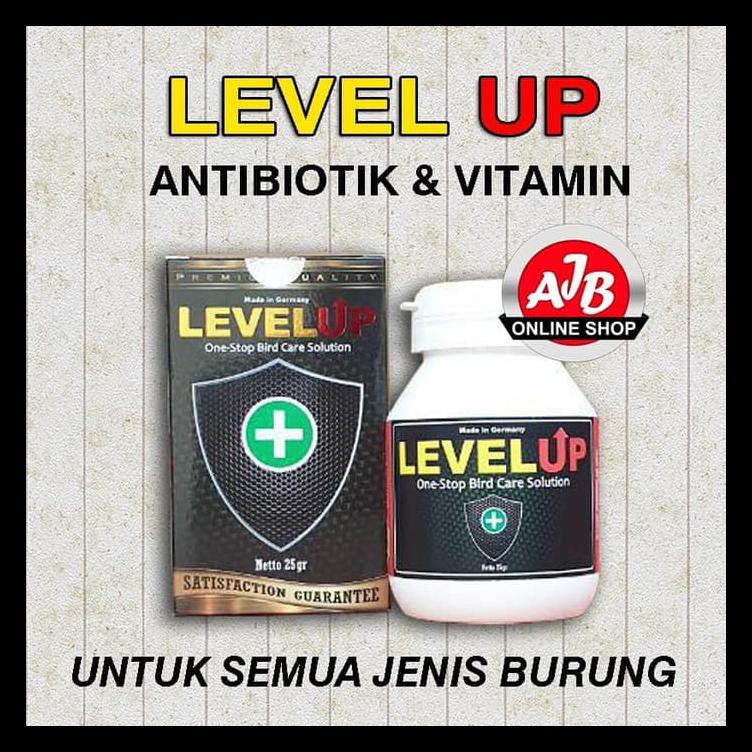 Dijual Level Up - Vitamin Dan Antibiotik - Untuk Semua Jenis Burung