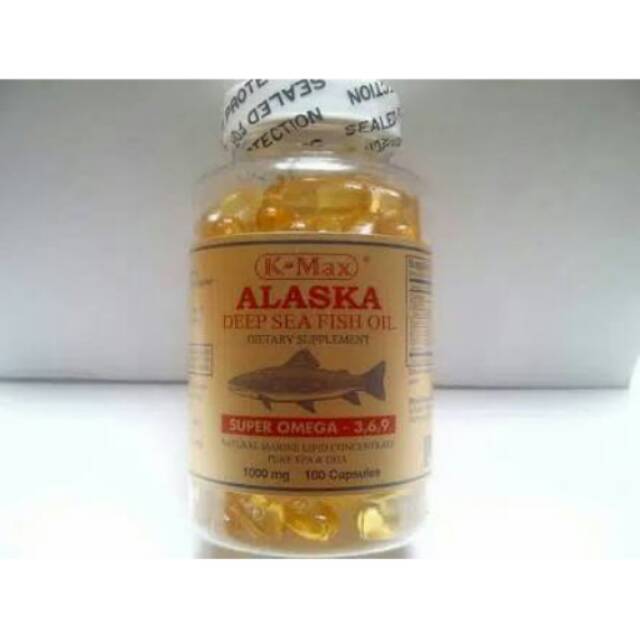 K-Max Alaska Omega 3 6 9 Deep Sea Fish Oil + Vitamin E