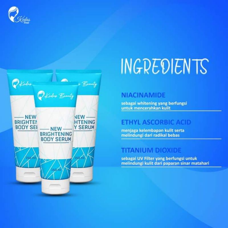 Body Serum Kedas Beauty Original 100%  BPOM ( COD Free Gift )-7