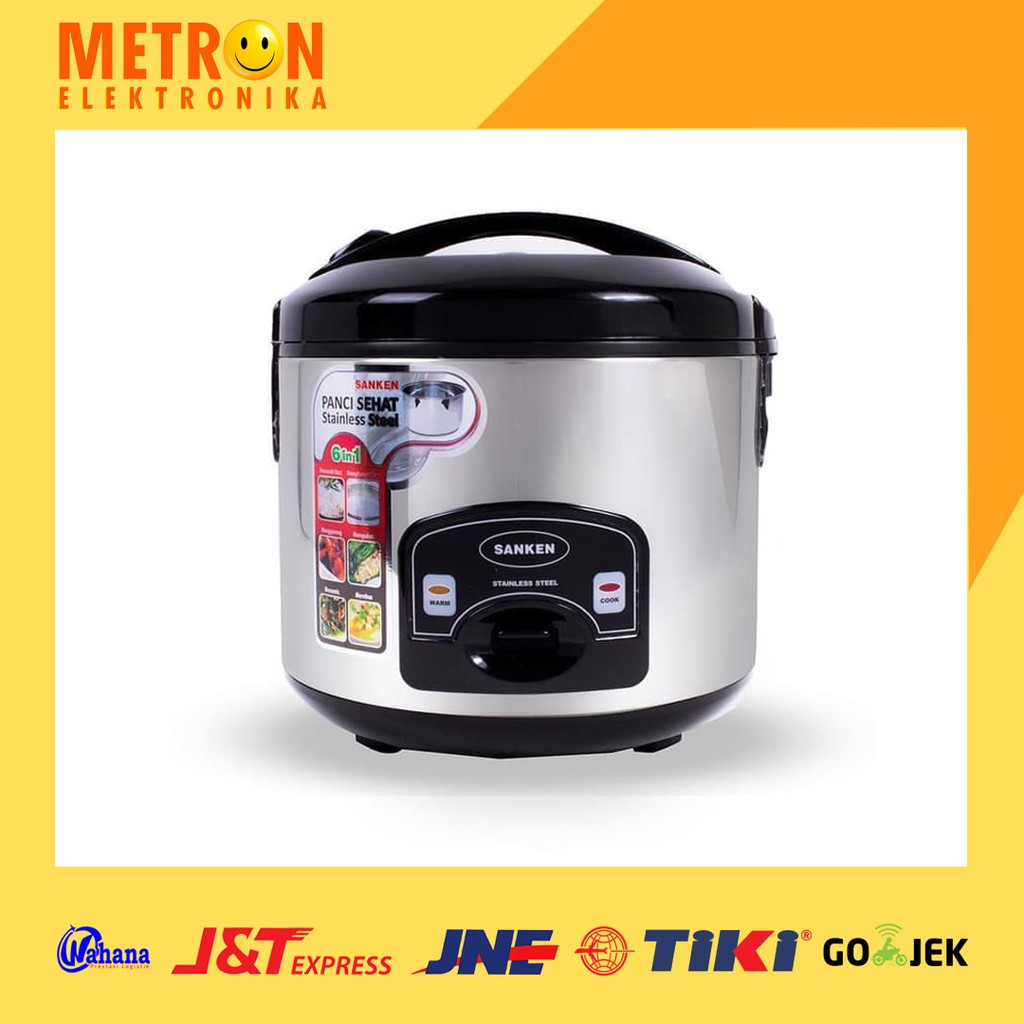 SANKEN SJ 1999 SP / PENANAK NASI 1.8 LITER / RICE COOKER / RICE COM STAINLESS / SJ1999SP