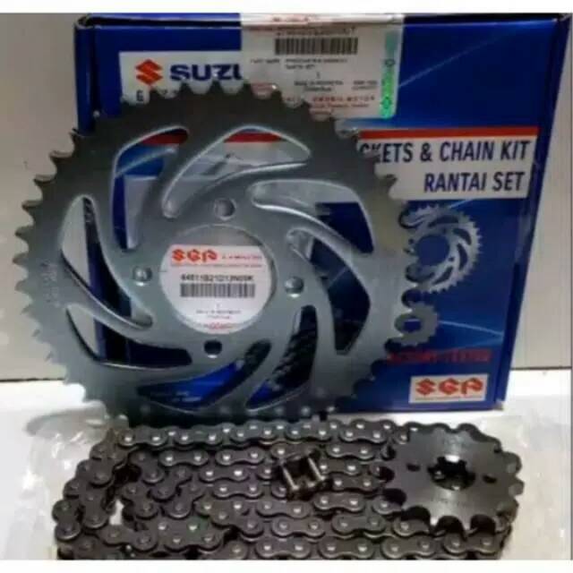 Gear set suzuki satria Fu old 2012 kebawah