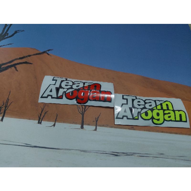 

Stiker TEAM AROGAN CUTTING STABILO