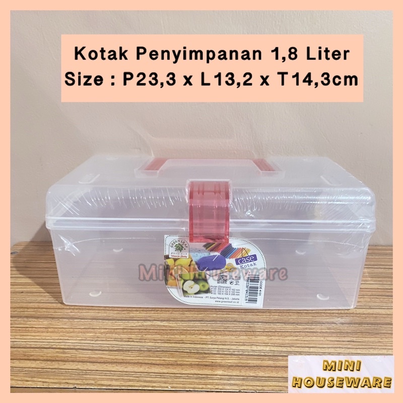 Kotak Penyimpanan Alat Kecil P3K / Kotak Masker Kf Dan Medis / Green Leaf 4131 Tbk