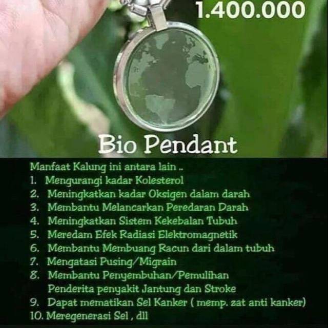 Kalung BioPendant Kalung Kesehatan ORIGINAL MCI