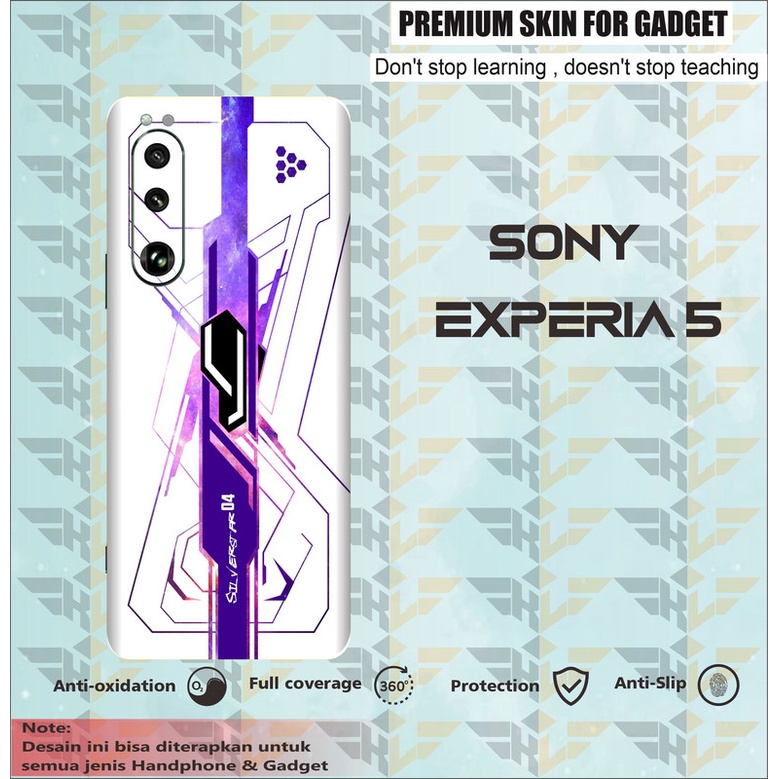 GARSKIN HANDPHONE 2PCS SONY EXPERIA 5 WHITE
