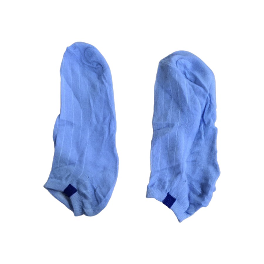 OSM JKT K354 Kaos Kaki Pendek Semata Kaki / Ankle Cute / Socks / Short Socks / Kaos Kaki Polos-Biru Muda