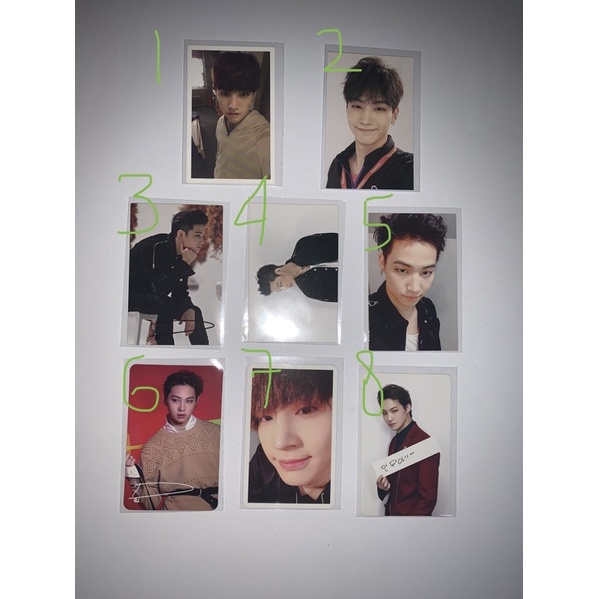 [SALE] JB JAYB JAEBEOM GOT7 PHOTOCARD (PC)