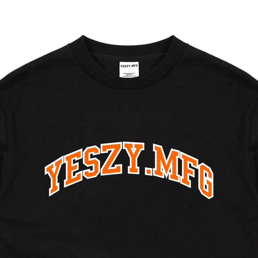 YESZY.MFG Tshirt Black Almighty F. Orange