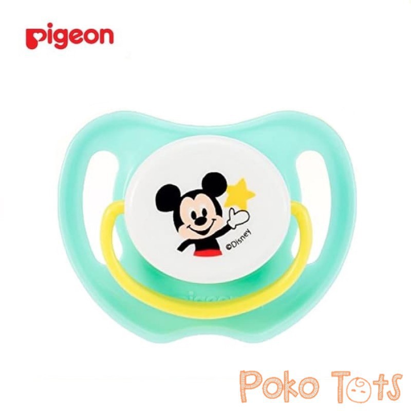 Pigeon Pacifier M 3m+ Import Soother Mickey dan Minnie WHS