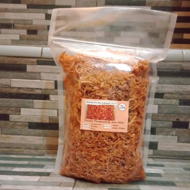 

{BISA COD} Bawang Goreng Sukowati 500 gram MURAH [Kode 1|Kode 2|Kode 3|Kode 4|Kode 5|Kode 6|Kode