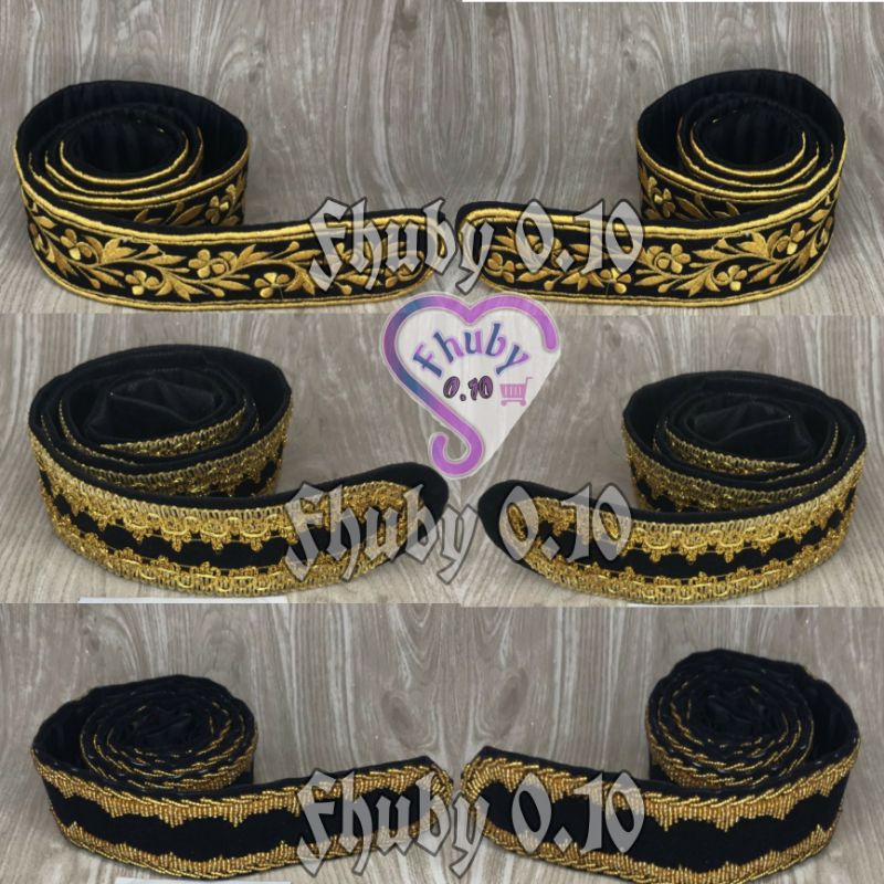 Sabuk Epek Mote dan Epek Benang - Sabuk Slepe -  Sabuk Kamus -Pelengkap Beskap Jawa