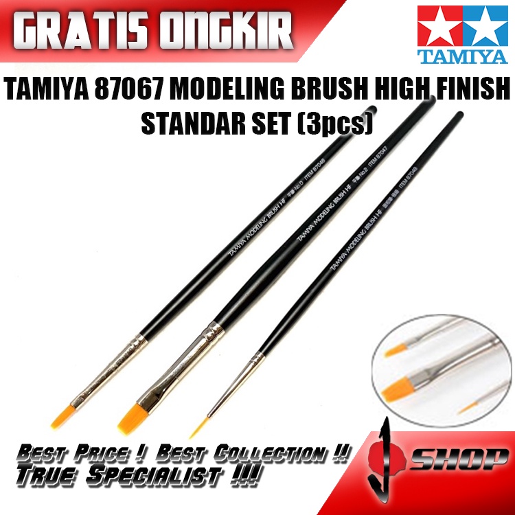 

TAMIYA 87067 MODELING BRUSH HIGH FINISH - STANDAR SET (3pcs)