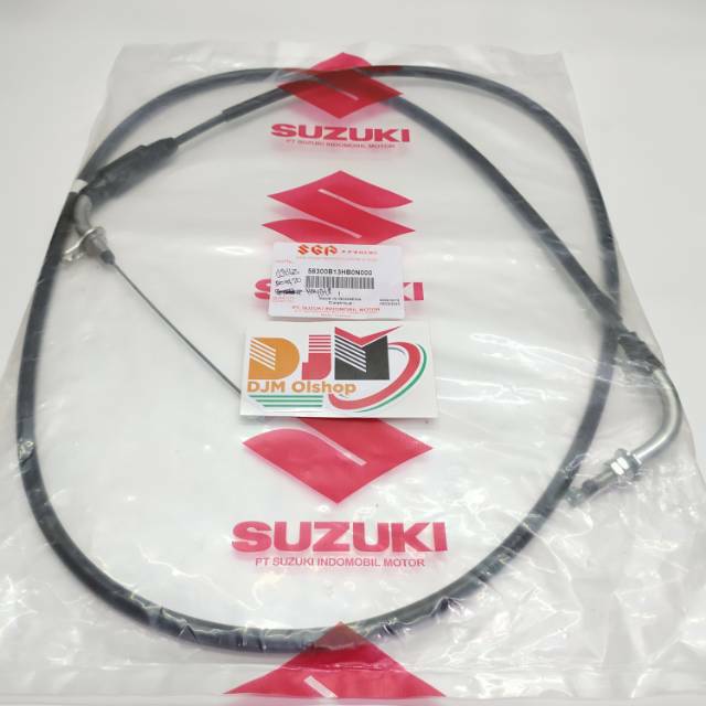 KABEL GAS ORIGINAL SUZUKI HAYATE PNP SKYWAVE 58300B13HB0N000.