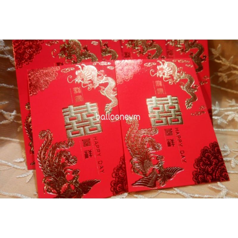 

Kertas angpao Wedding / Sangjit / double happiness / Shuangxi