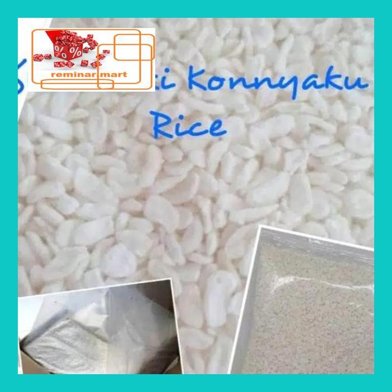 

S0Bers Beras Shirataki 1 Kg Konnyaku Rice Low Carbs, Rendah Kalori Ric0S50B