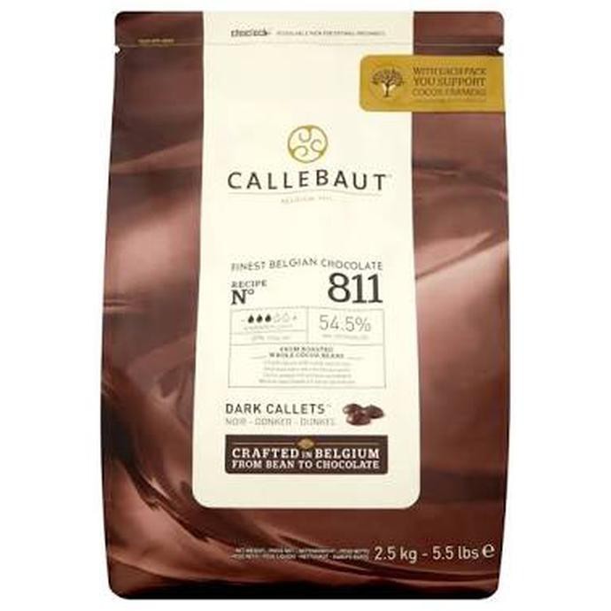 

BEST SELLER Callebaut chocolate dark 54% 2.5kg bag