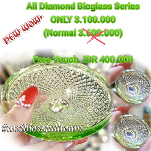 MCI Paket Bioglass 2s Bioglass Mini Diamond Shape ORIGINAL RESMI MCI