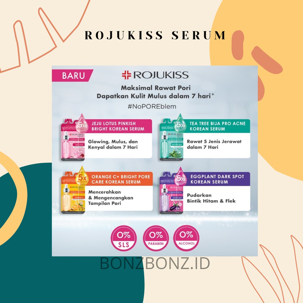 ROJUKISS KOREN SERUM / ROJUKISS SERUM 100% ORIGINAL / ROJUKISS KOREAN SERUM SACHET