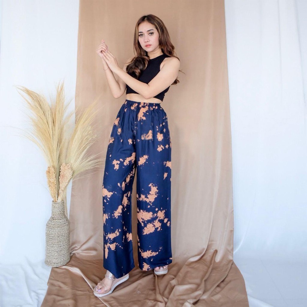 Celana kulot tie dye/kulot jumb0/ celana tie dye/celana jumbo