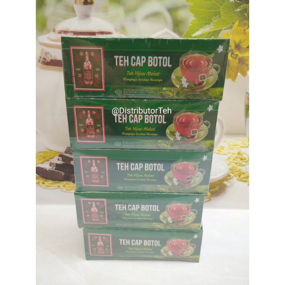 Jual Box Teh Celup Cap Botol Hijau Isi Pcs Teh Celup Teh Aroma