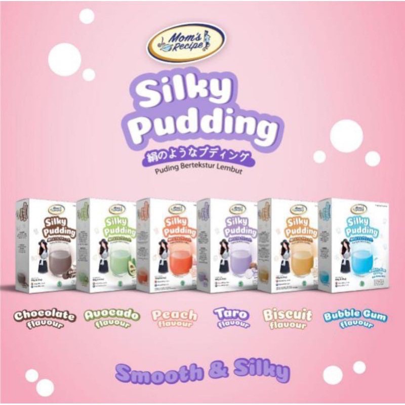 

MOM’s RECIPE SILKY PUDDING 155G/ Tepung Puding Instant