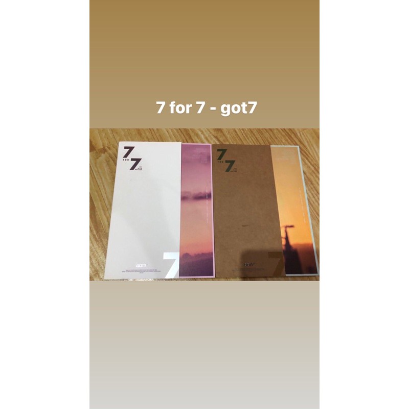 WTS ALBUM GOT7 include pc dan poster harga nego