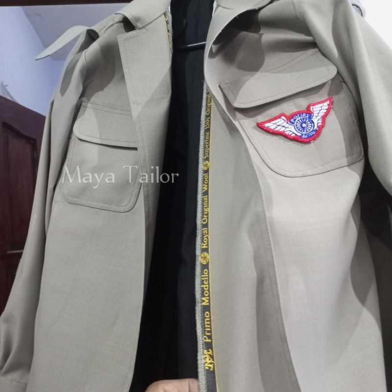 kain seragam polri wool mewah primo modello maxistyle