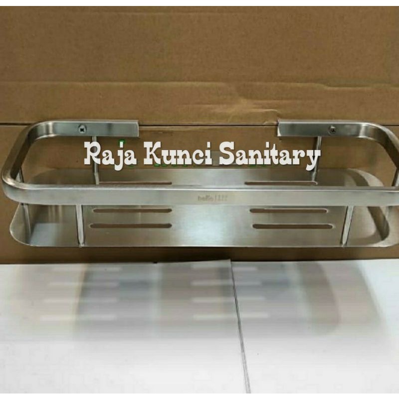 Rak Segi Stainless SUS 304/Rak Sabun/Rak Kamar Mandi Stainless SUS 304