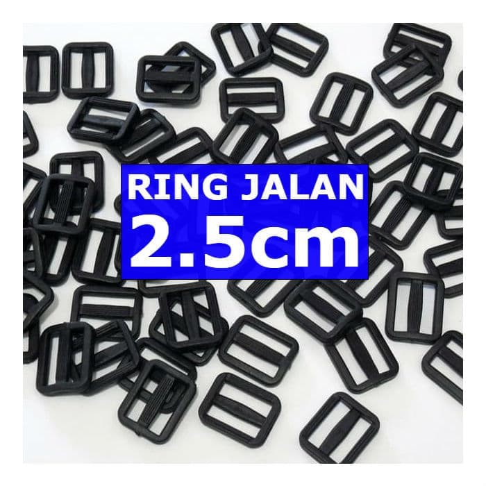 

PLASTIK HITAM Ring Jalan 2.5cm 2.5 cm