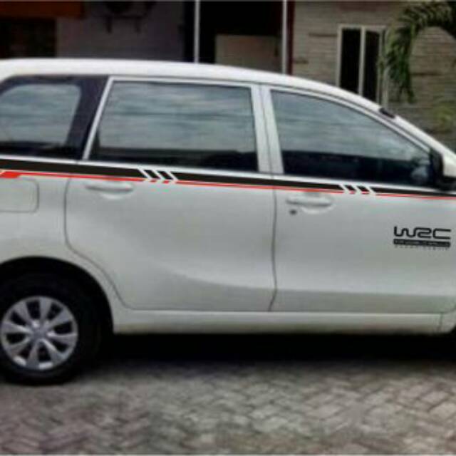 Cutting Sticker Mobil Avanza Xenia Ayla Agya Striping Mobil Wrc