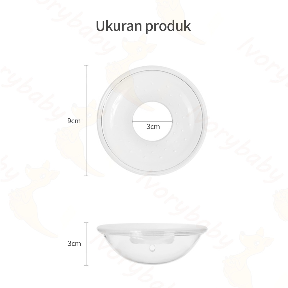 Ivorybaby Wadah penampung asi silicon/milk collection shell/Breast pad