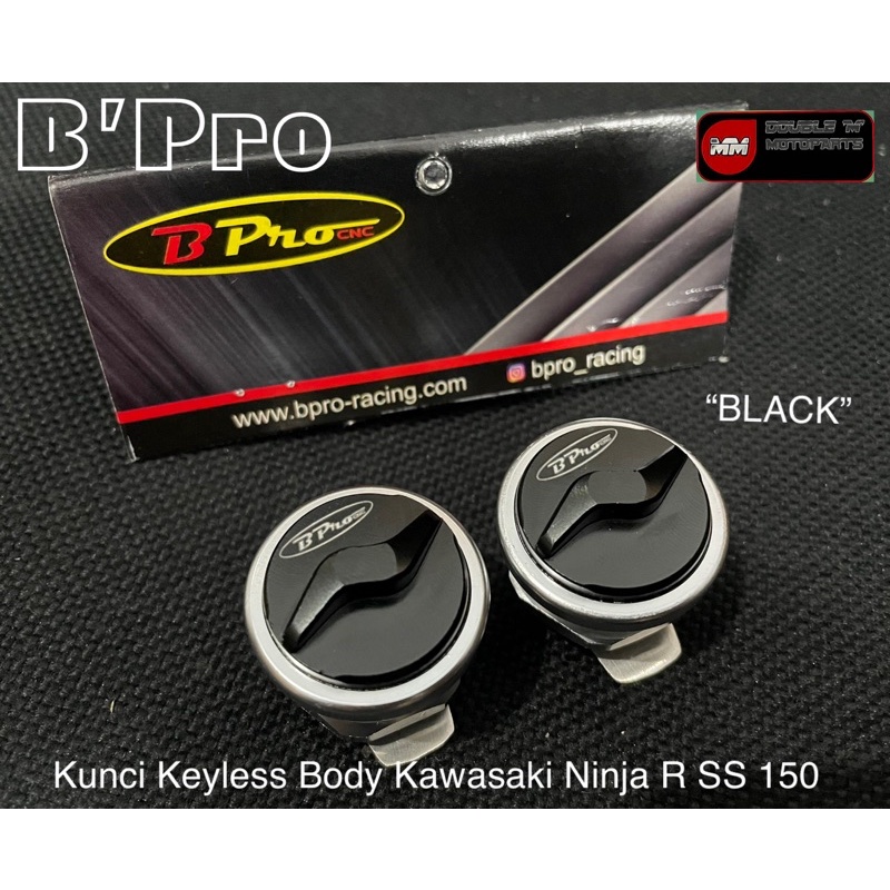 Kunci Body Tengah Keyless Bpro Kawasaki Ninja R SS 150-Black