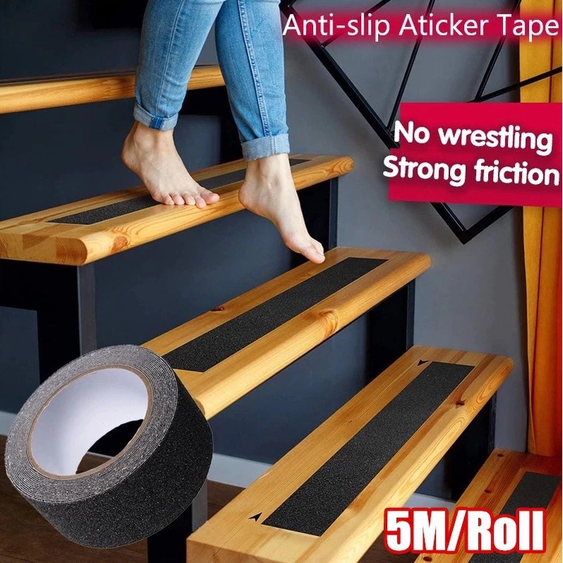 Tape Anti Slip Lantai Tangga Kamar Mandi 5m / 5 cm HD-003