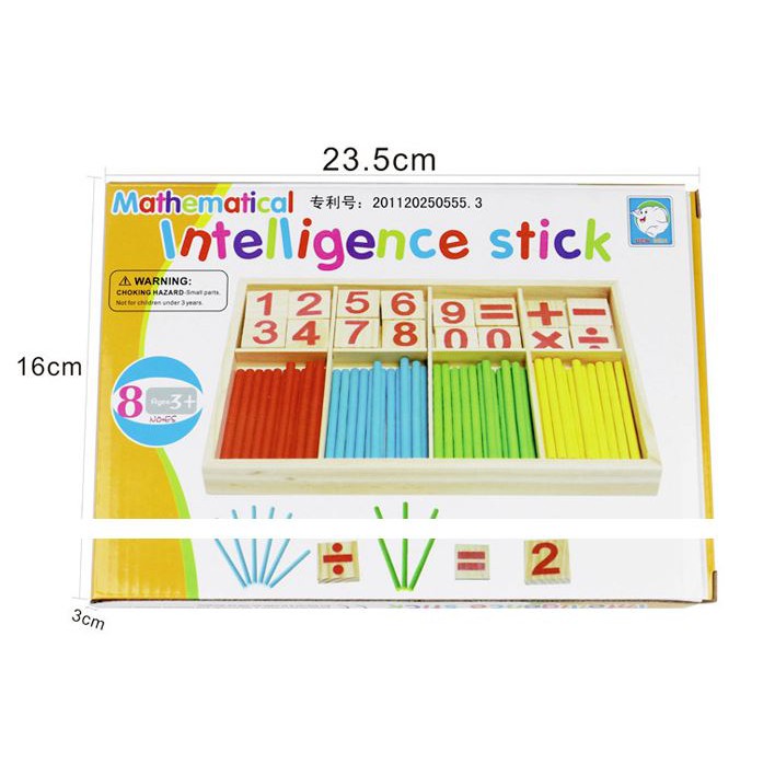 TweedyToys - Intelligence Stick - Mainan Berhitung Intelligence Stick Plus Box