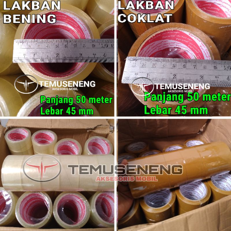 

Lakban Murah Lakban Bening Lakban Coklat 45 Mm X 50 Meter Tape Plester