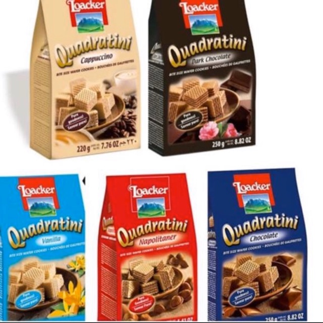 

Loaker Loacker Quadratini 250gr 250 gram EXP 2025 DIJAMIN ORIGINAL