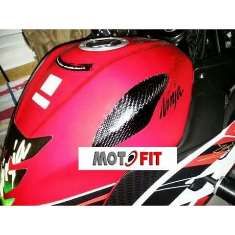 protector tanki Kawasaki ninja 250 fi n250r carbu old tankpad protector carbon kevlar