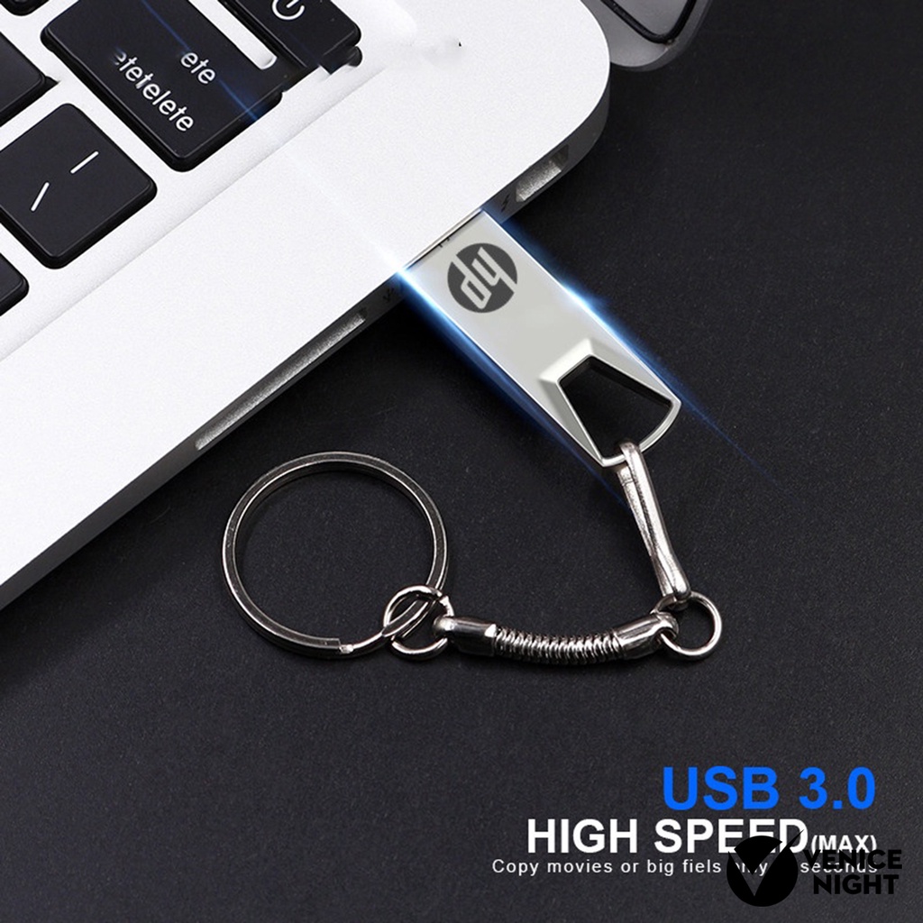 (SF) Flashdisk USB 3.0 Kapasitas 128 / 256 / 512GB / 1TB / 2TB Bahan Logam Tahan Air