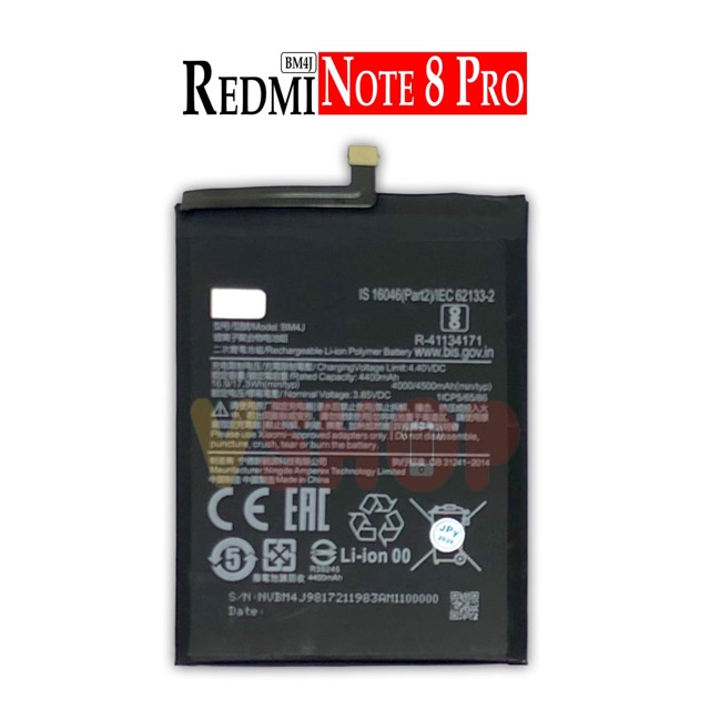 BATERAI BATRE FOR XIAOMI REDMI NOTE 8 PRO - BM4J BATTERY