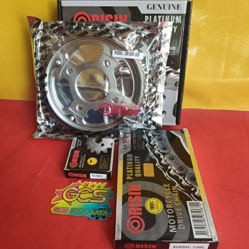 ger set rantai gir paket cb150 led,cb 150 r led new,cbr 150 led