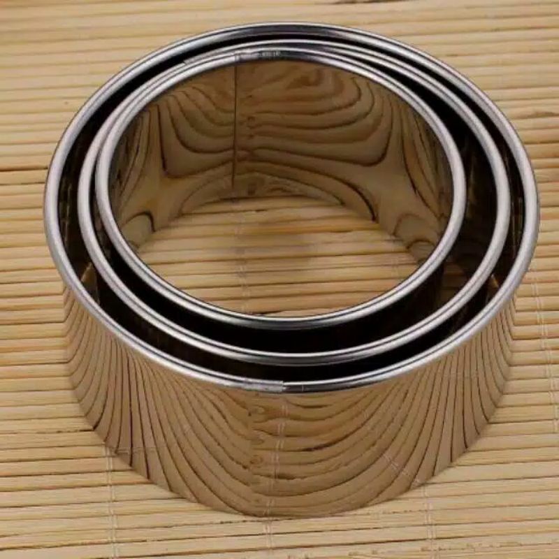 Ring roti bulat/Ring cutter bulat/Ring burger tinggi 9-10cm