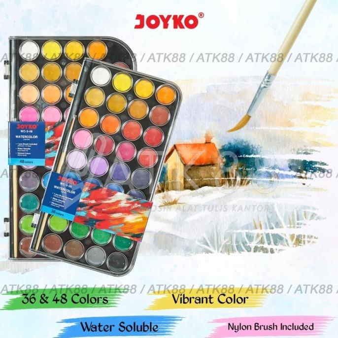 

langsung order saja] Joyko Watercolour / Cat Air Block WC-3-36