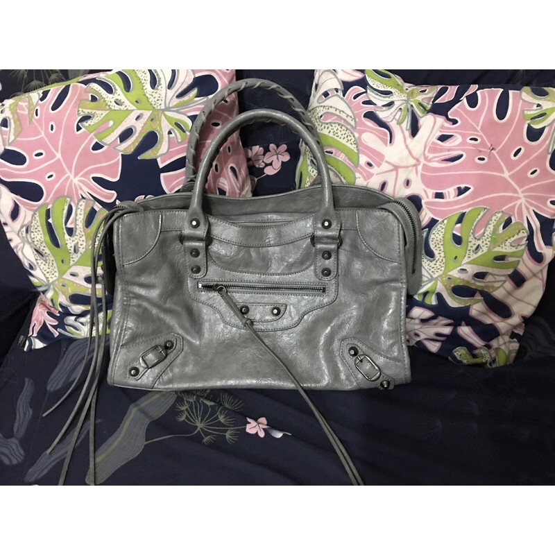 Tas balenciaga Large preloved Leather