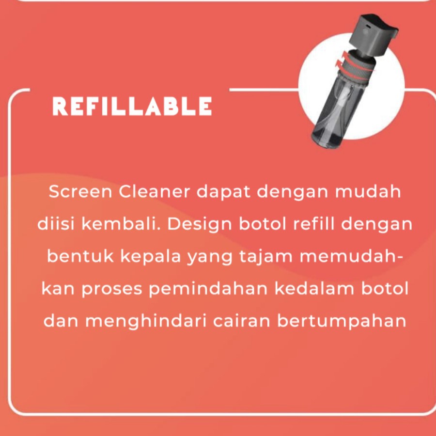 Screen Cleaner Original untuk layar hp yang lebih jernih !