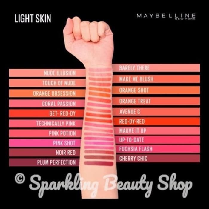 Lipstick Maybelline Powder Matte Lipstik Maybeline The Powder