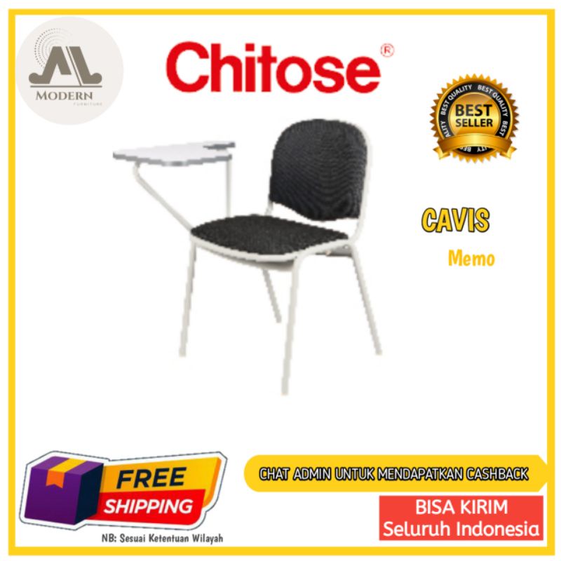 TERMURAH  Kursi kuliah  sekolah terbaru Chitose Tipe Cavis Memo
