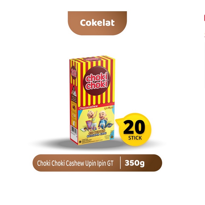 

Choki Choki Cokelat Chashew 20 x 10 gr